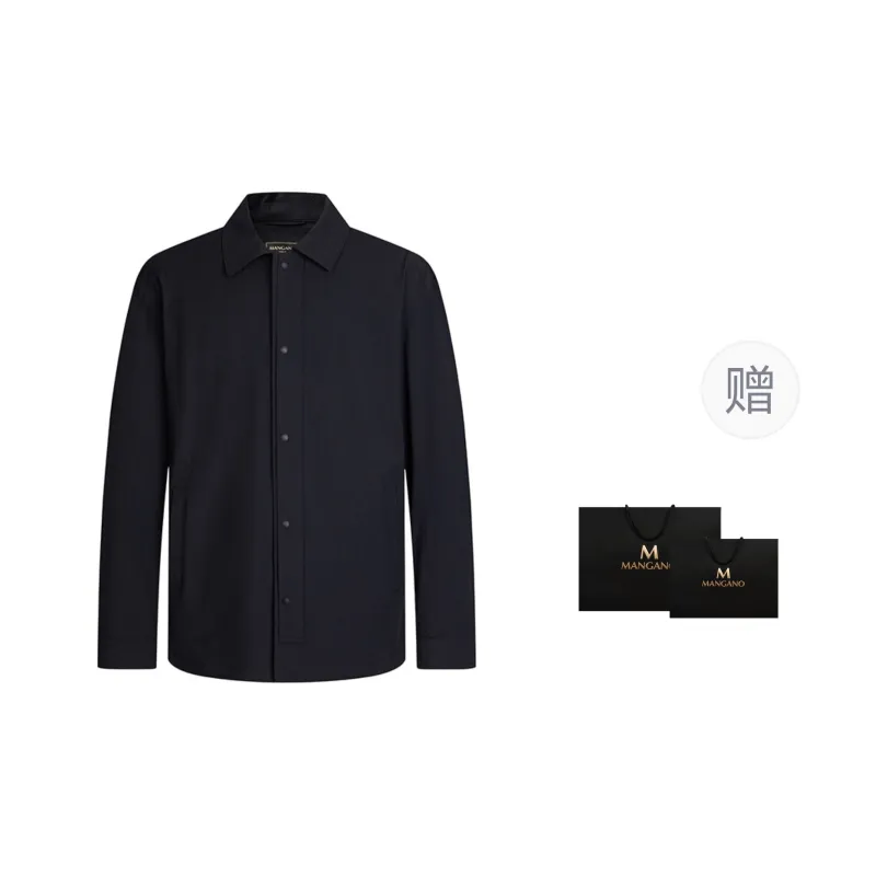 MANGANO Jackets Coats Men's Black Comes With Brand Shopping Bag-2