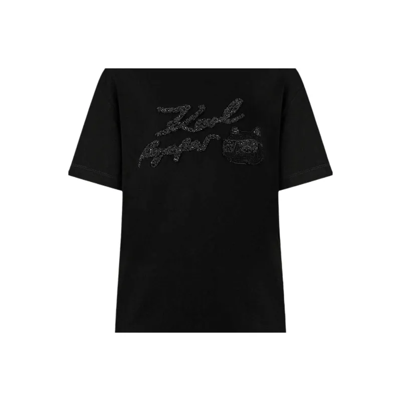 KARL LAGERFELD T Shirt Women's Black-2