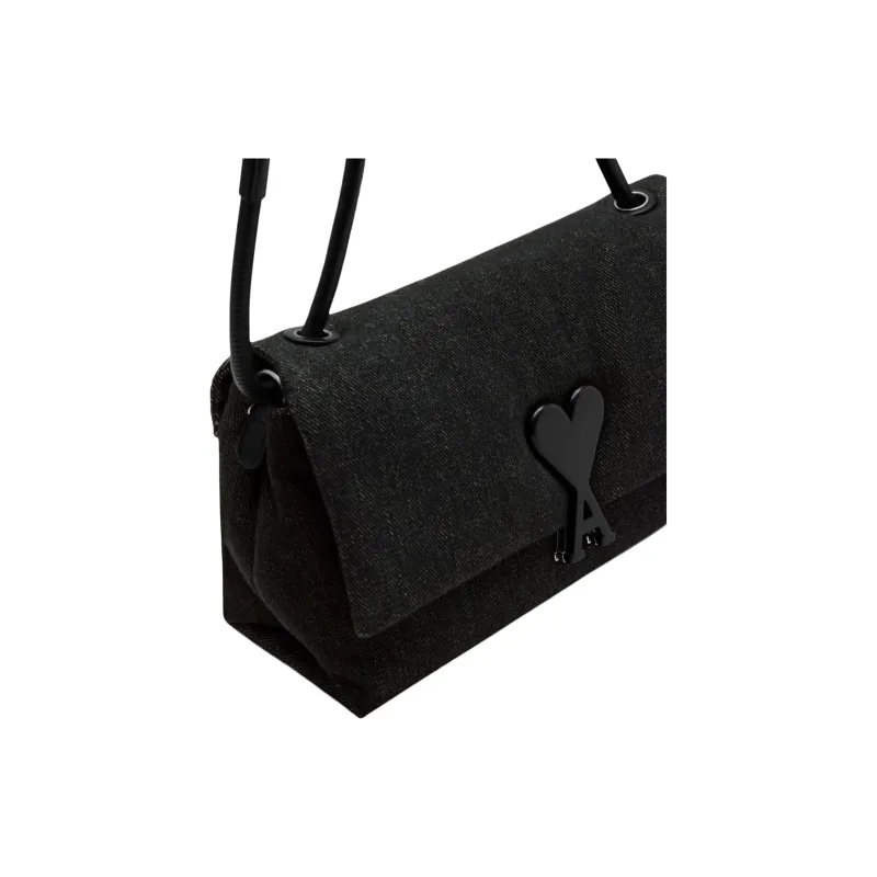 AMIPARIS Voulez Vous Denim Shoulder Bag-2