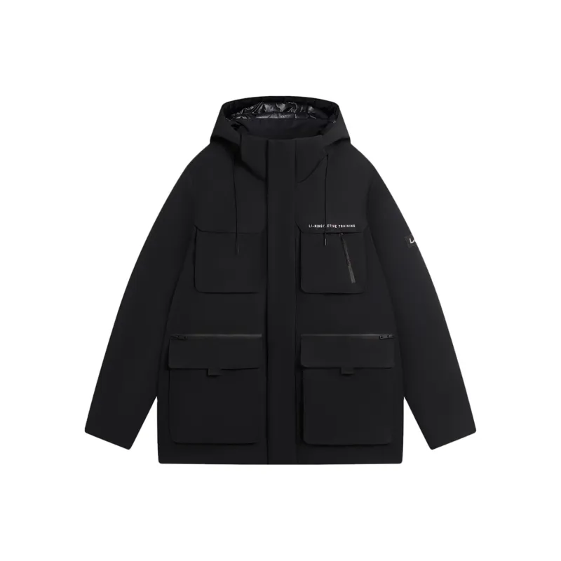 LiNing Down Jacket Winter Men's Black-0