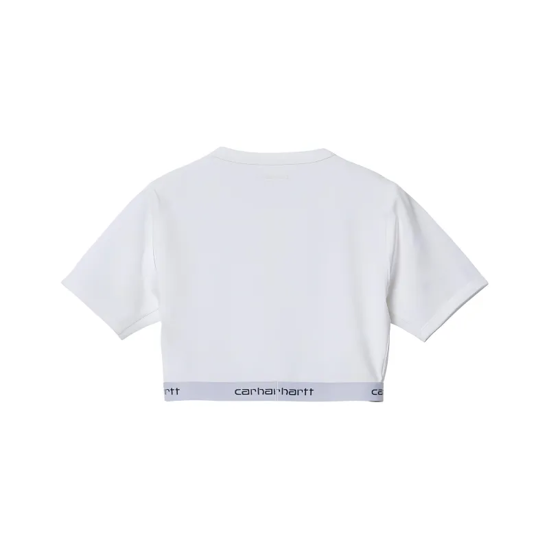 Carhartt WIP W' Script Crop Top Crop Top Women's White-1