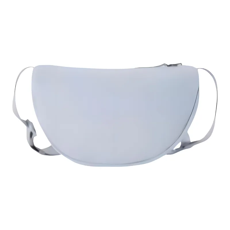 FILA FUSION Fabric Shoulder Bag Mini Unisex Satin Gray Blue-3