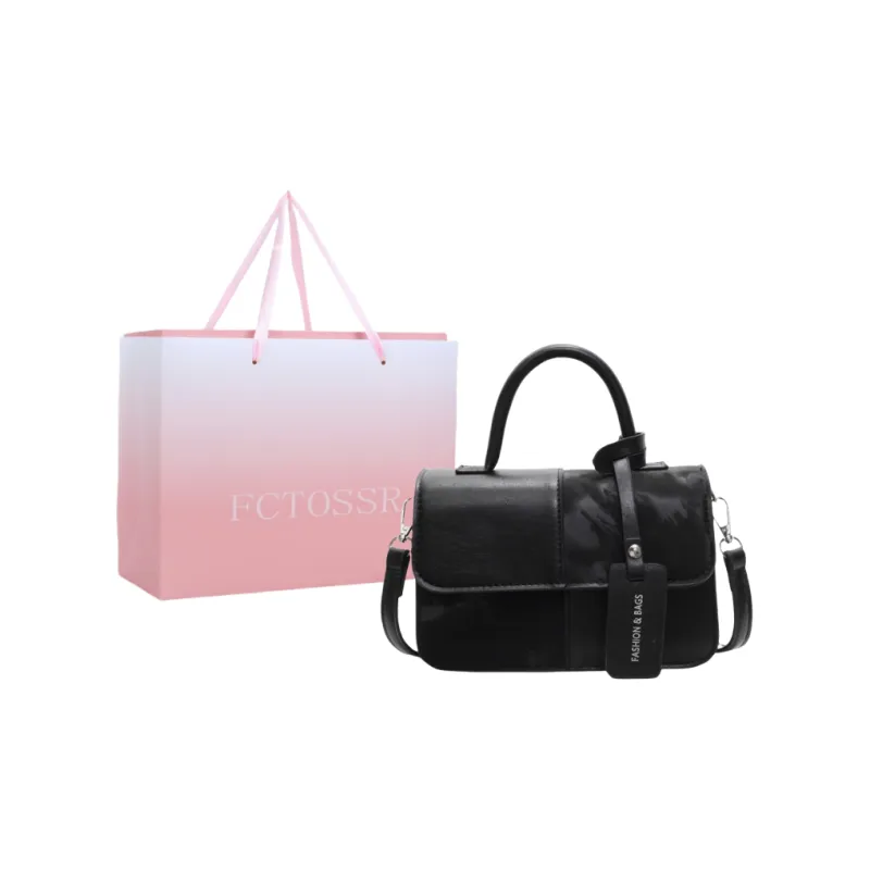 FCTOSSR PU Handbag Women's White/Silver/Black-11