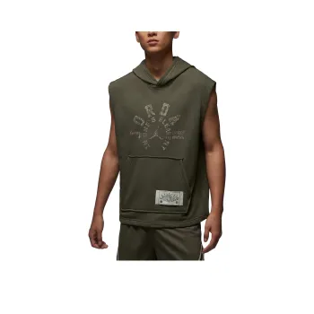 Jordan Sweatshirt Men's Medium Olive Green/Gray Black