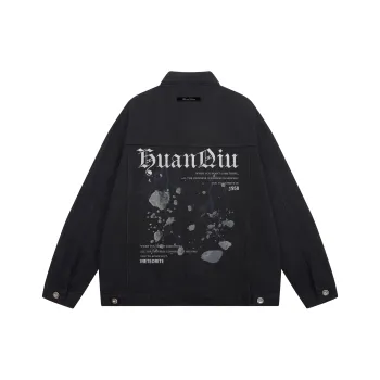 HUANQIU Denim Jackets Unisex