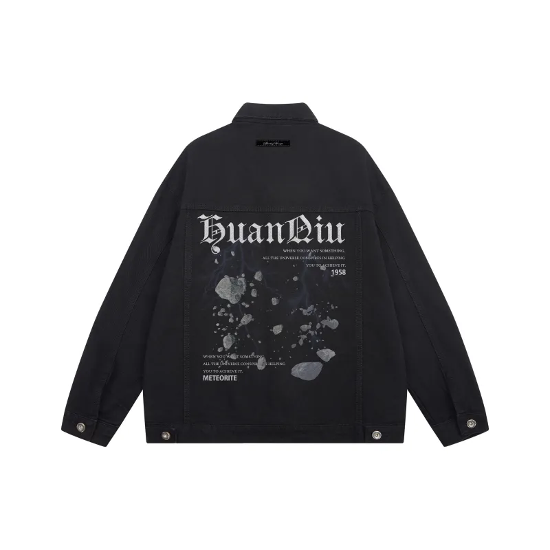 HUANQIU Denim Jackets Unisex-0
