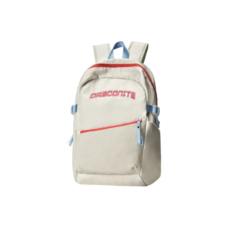 DRACONITE Polyester Student Backpack Regular Unisex Ecru-30