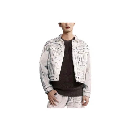 CK/Calvin Klein Denim Jacket Men's Medium Gray