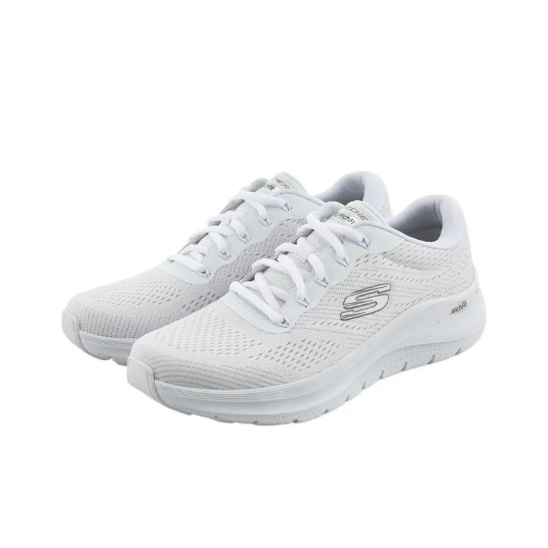 Skechers ArchFit Low Top Running Shoes Men's White-3