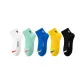 5 Pack (Black+White+Dark Blue+Yellow+Green)