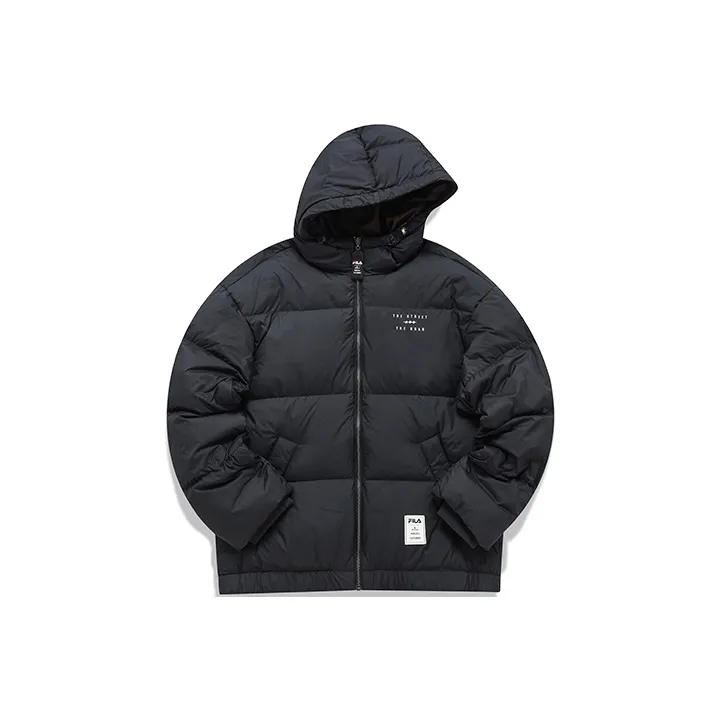 Mihara Yasuhiro X FILA MIHARA YASUHIRO Collaboration Collection Down Jackets Unisex Jet Black-0