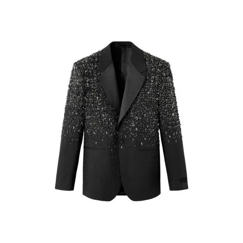VERSACE SS24 Business Suits Coats Men's Black