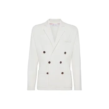 Brunello Cucinelli Double Breasted Long Sleeved Cardigan
