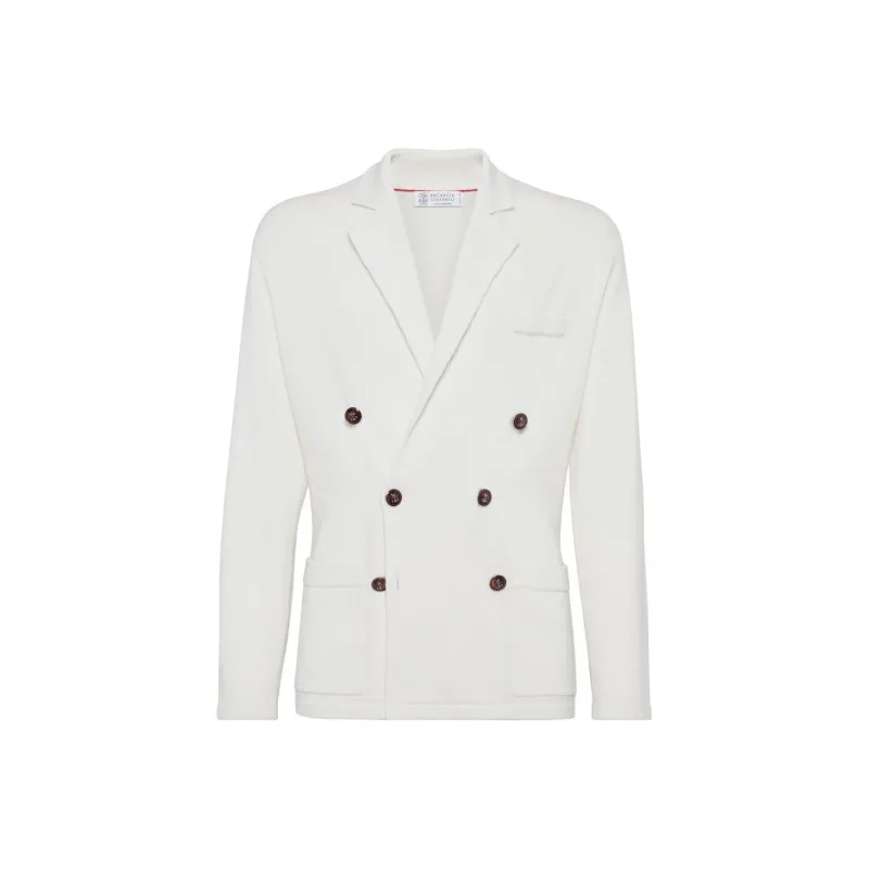 Brunello Cucinelli Double Breasted Long Sleeved Cardigan-0