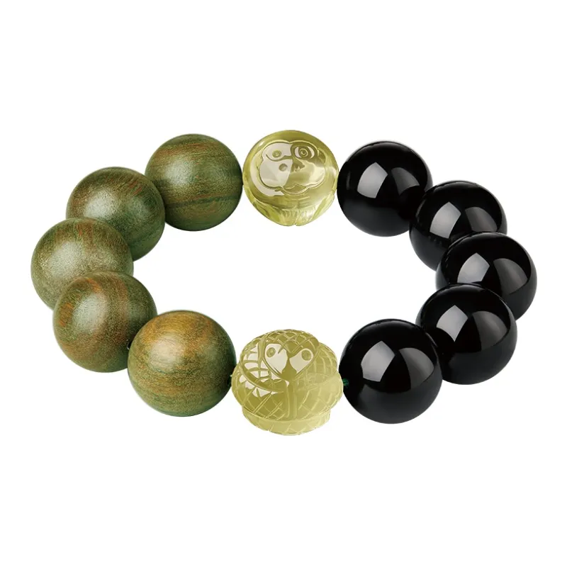 SGE Green Sandalwood Bracelets Men's-4