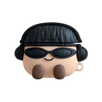 CHRROTA Compatibility With Apple AirPods 4 Silicone Cartoon Glass Potato Girl Headphone Cases