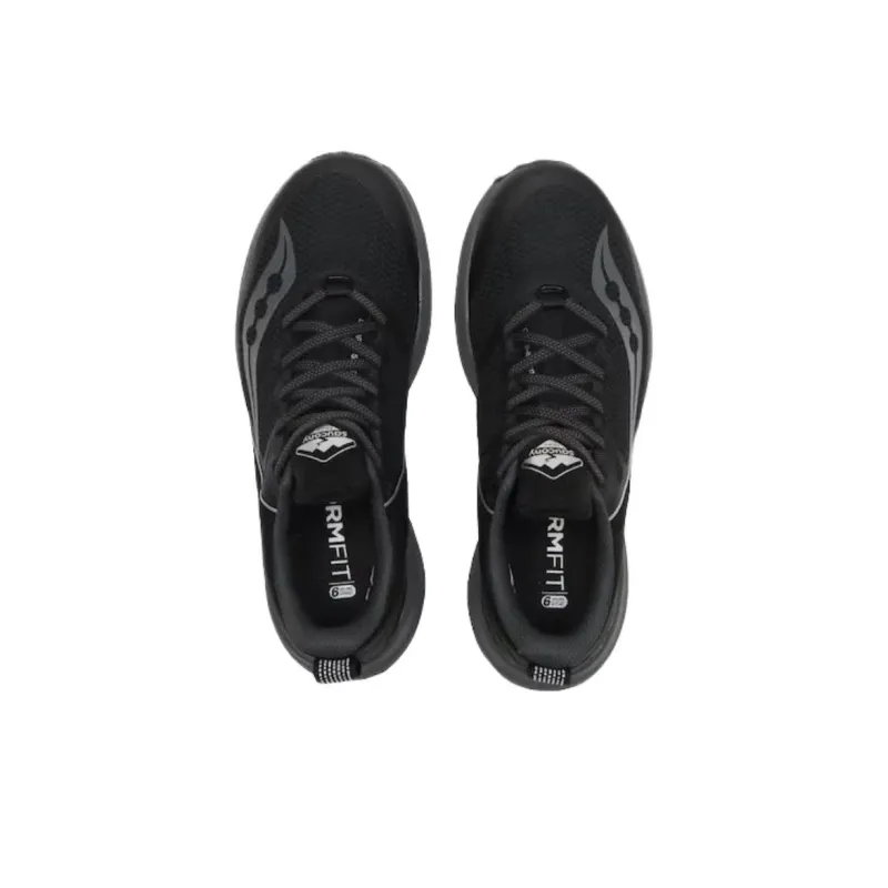 Saucony Xodus Anti Slip Wear Resistant Low Top Casual Running Shoes Unisex Black-3