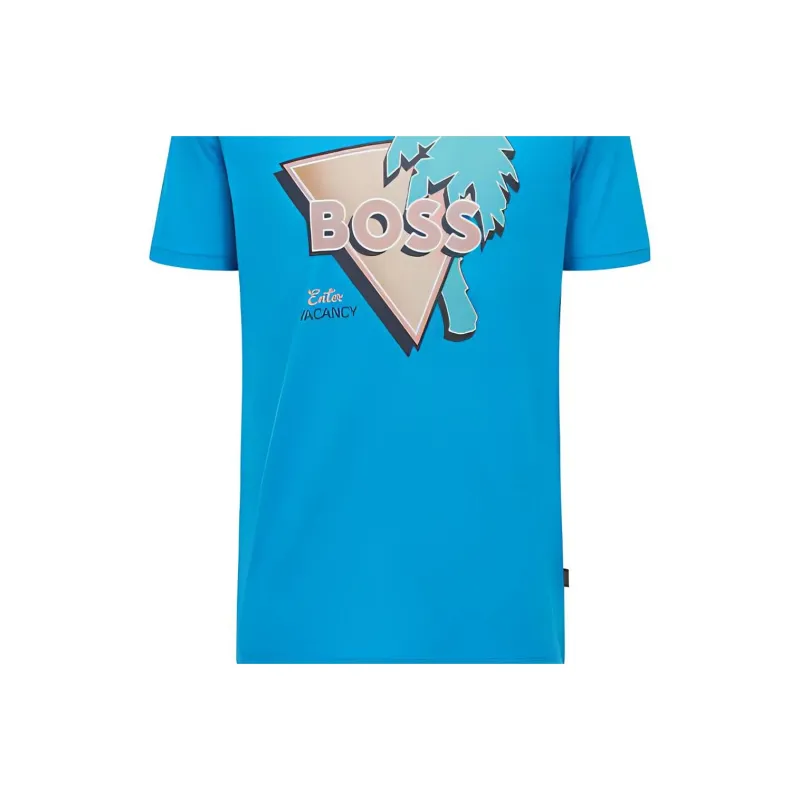 HUGO BOSS SS22 T Shirt Men's Bright Blue-4
