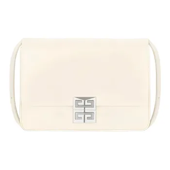 GIVENCHY Cow Leather Shoulder Bag, Crossbody Bag Women's Ivory White