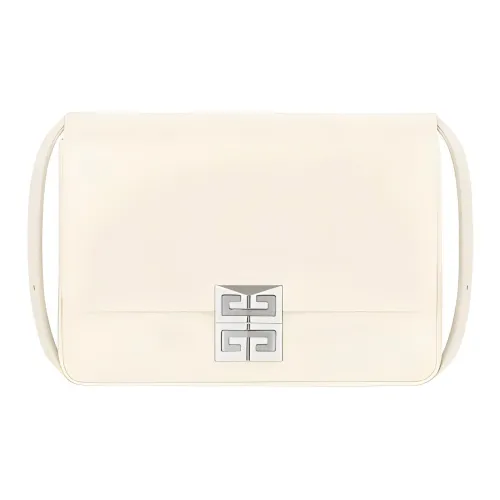 GIVENCHY Cow Leather Shoulder Bag, Crossbody Bag Women's Ivory White