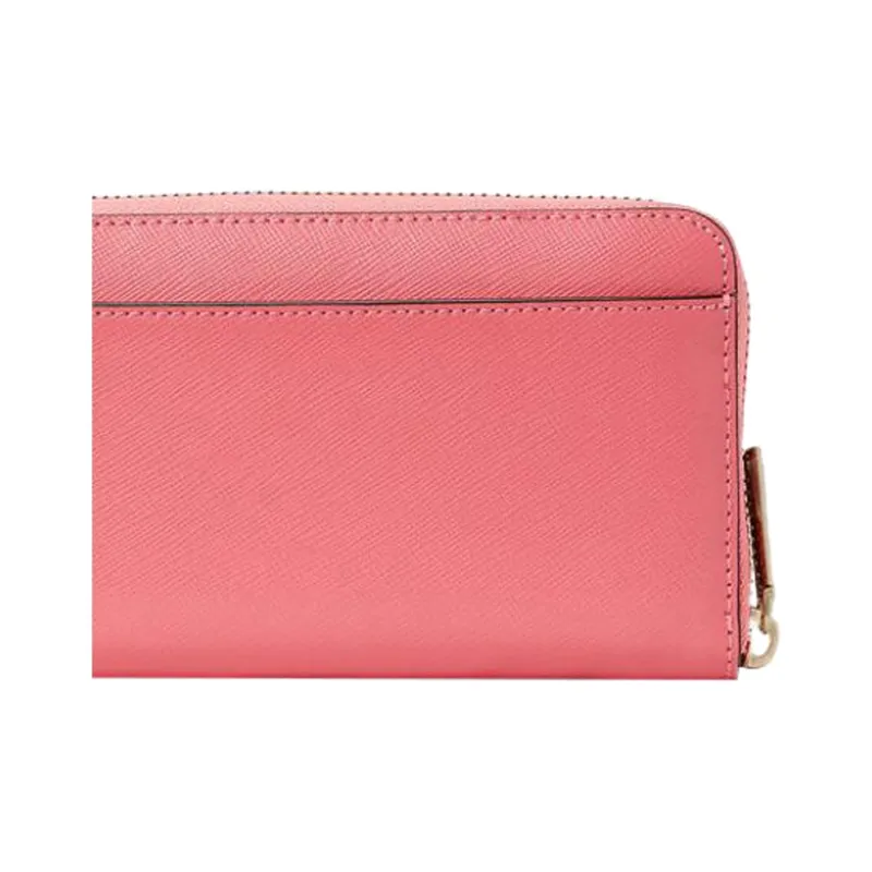 Kate Spade Spencer Cow Leather Card Holder, Wallet Women's Orchid Pink-4