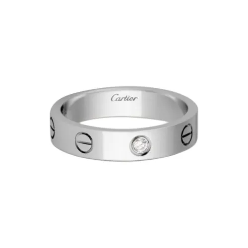 Cartier 2010s White Gold Love Diamond Ring