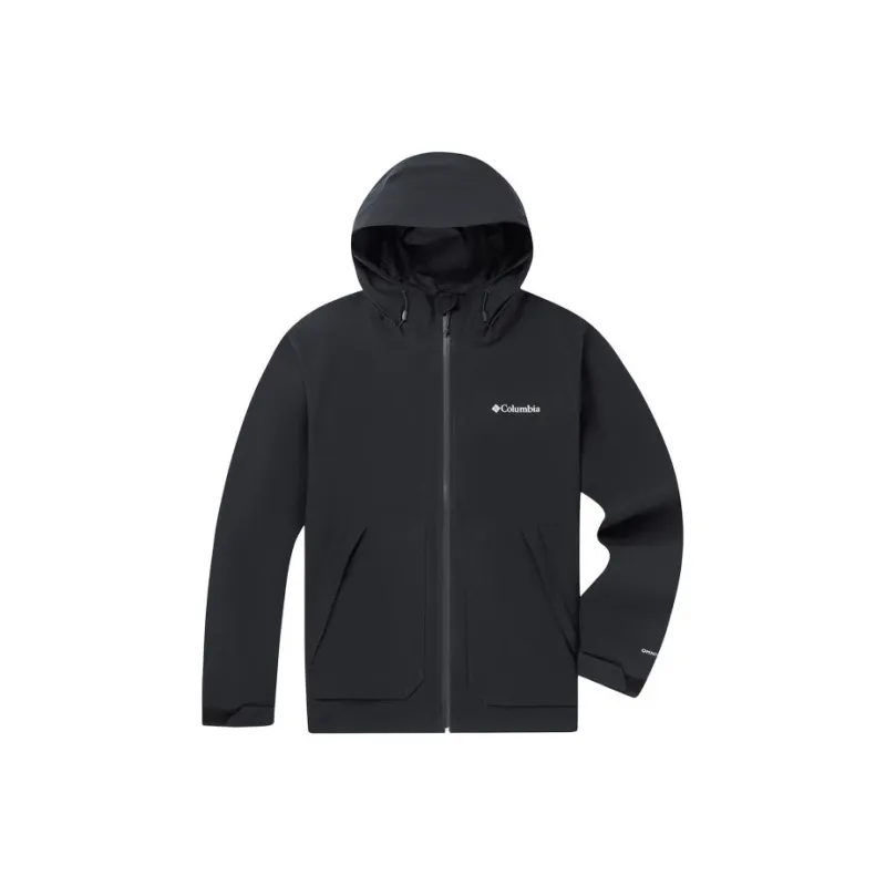 Columbia Outdoor Hiking Waterproof Windbreaker Jacket Men's Black-0