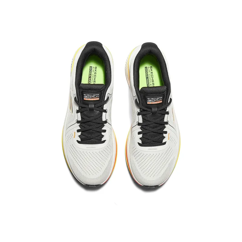 Skechers MEN'S GO Anti Slip Wear Resistant Low Top Casual City Commute Running Shoes Unisex White-3