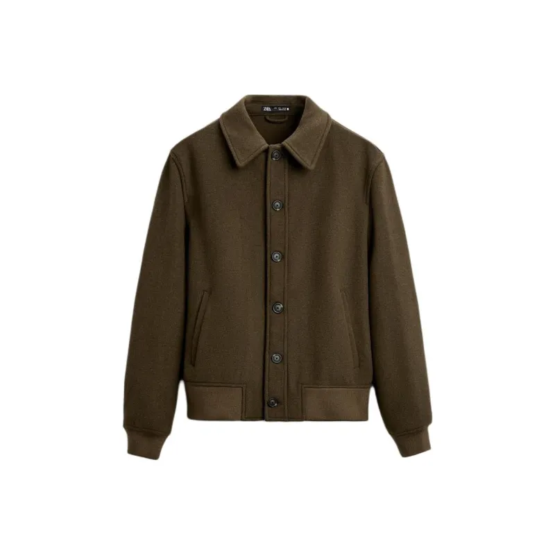 ZARA Jackets Men Tan-0