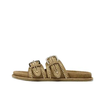 ZARA Abrasion Resistant Slide Slippers Women's Sandy Brown