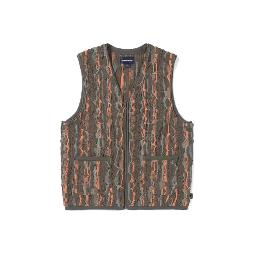 Thisisneverthat SS24 Ultras Collection 3D Cable Knit Vest Brown Vest Unisex Brown