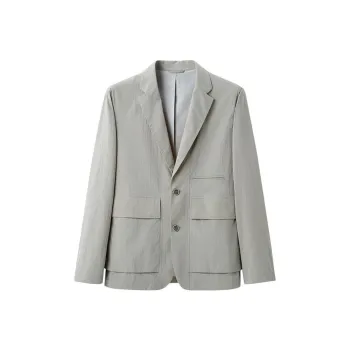 GOLDLION Business Suit Men's Gray Green