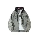 Yellow Mud (Black Plaid Hooded-K711)