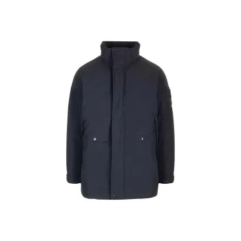STONE ISLAND Logo patch Padded Down Parka
