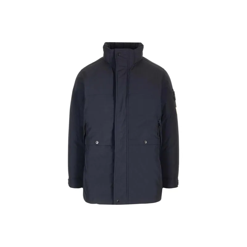 STONE ISLAND Logo patch Padded Down Parka-0