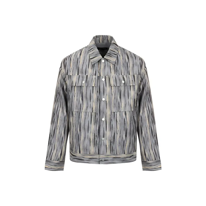URBAN REVIVO Jackets Men Light Gray-0