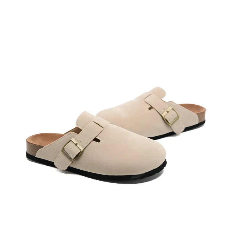 OAOQ Slip Resistant Abrasion Resistant Quiet Closed Toe Slippers Unisex-16