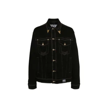 VERSACE JEANS COUTURE V Emblem Denim Jacket