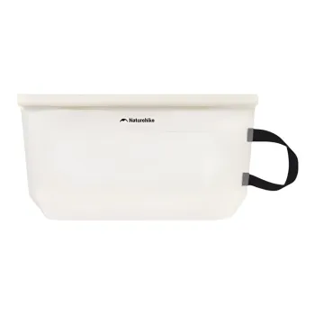 NATUREHIKE Polyamide Makeup Bag Unisex Moonlit White/Graphite Black