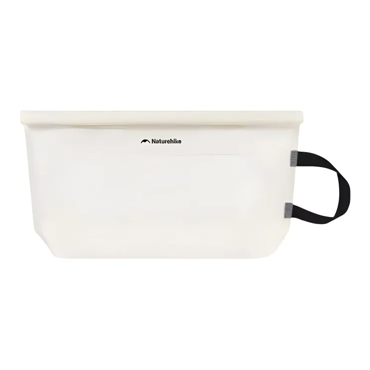 NATUREHIKE Polyamide Makeup Bag Unisex Moonlit White/Graphite Black-0