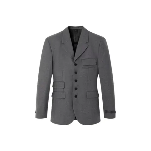 VERSACE Multi-pocket Single-breasted Blazer