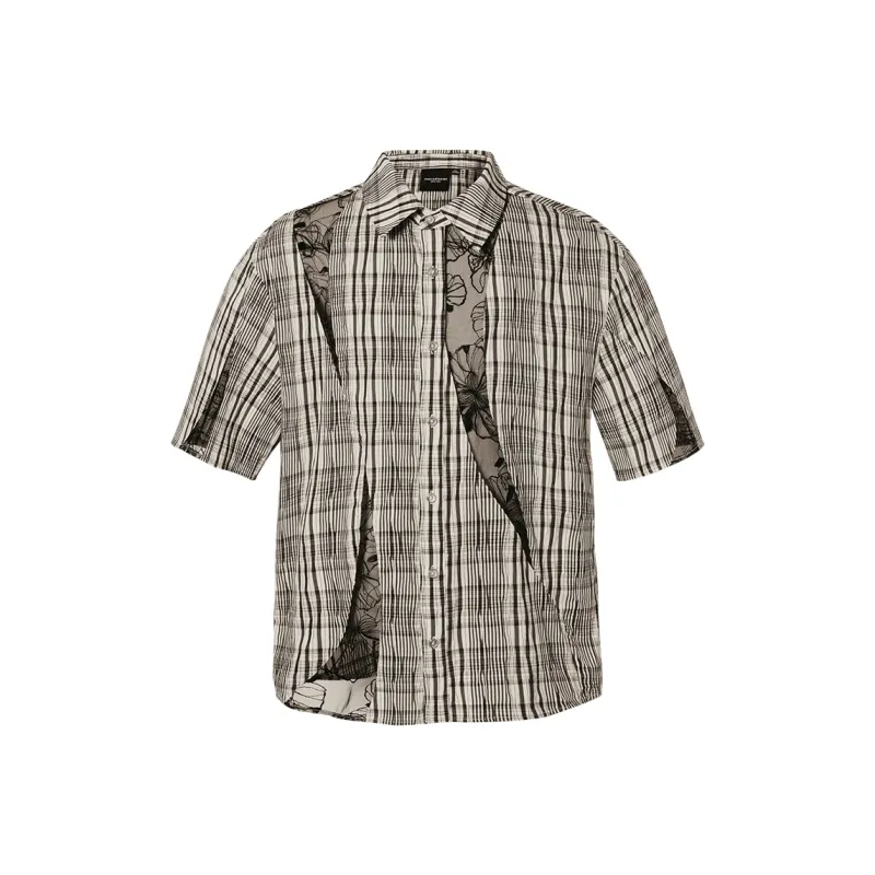 ROCAWEAR Shirt Unisex Black Plaid-0