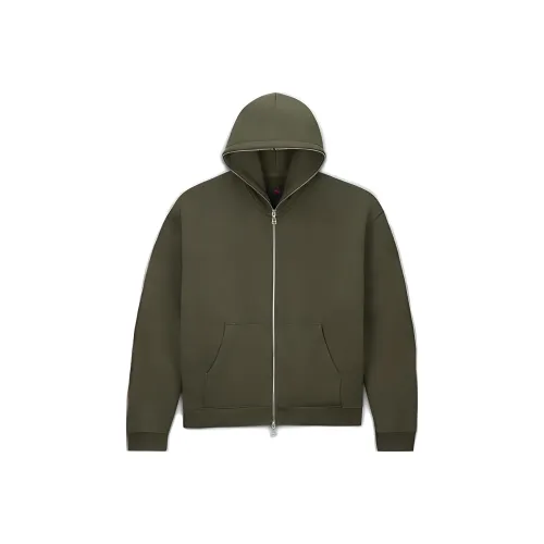 Jordan x Travis Scott Jackets Coats Men's Army Green