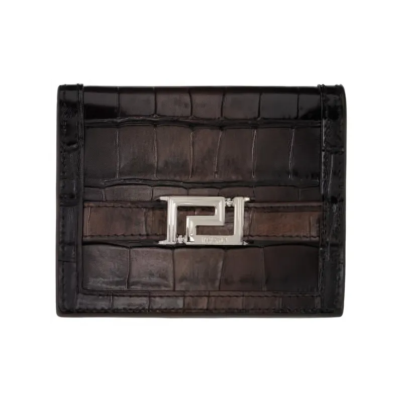 FANSIZHE Calfskin Wallet Women's Brown-0