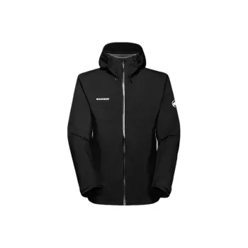 MAMMUT Convey Hiking Waterproof, Windproof, And Breathable Windbreaker Jacket Men's Black