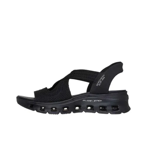 Skechers Glide Step One Strap Sandals Women's Black