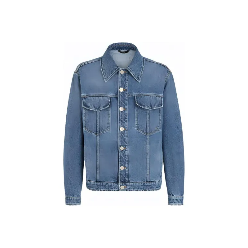 FENDI Collared Button Up Jacket-0