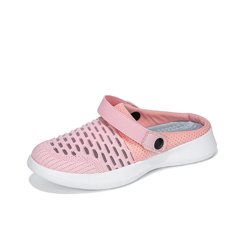 NMR Stitching Cut Out Abrasion Resistant Slip Resistant Closed Toe Slippers Women's-13