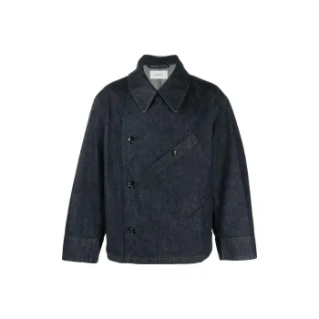 Lemaire Jackets Men Indigo