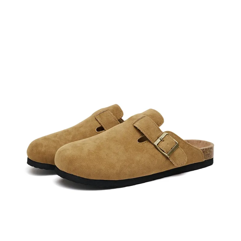 VANSSI Abrasion Resistant Slip Resistant Slip on Lazy Birkenstock Shoes, Closed Toe Slippers Outerwear Unisex-10